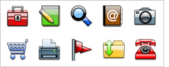 Acrylic Stock Icons