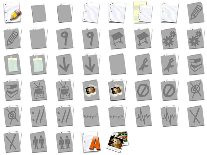 Flat Folders icons
