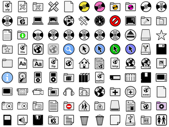 Pictograms icons